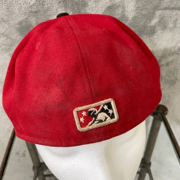 VTG. New Era Carolina Mudcats Fitted 7 1/4 Hat Cap Pro Model MiLB USA signed #35 - Picture 13 of 15